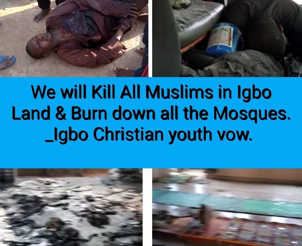 Christian Crusaders of igbo extremists kill Muslims in Nigeria
